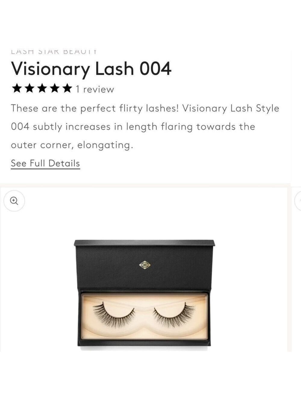 Visionary Lash Style 004 Vegan Luxury lashes Volume Length Med/Full 4-11 mm